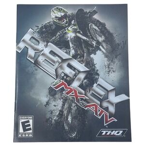 MX vs ATV Reflex THQ Video Game Manual Booklet PS3 Replacement